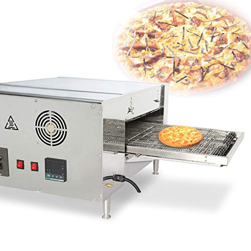 MXBAOHENG Crawler - Horno de pizza, horno eléctrico comercial para pizza, exhibición digital