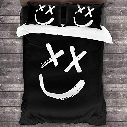 N \ A Louis Tomlinson - Juego de cama de 3 piezas (218,4 x 177,8 cm, funda de edredón y 2 fundas de almohada)