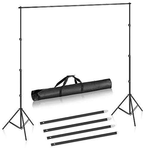 Neewer 2x3 Metros Kit de Soporte Estante de Fondo para Retrato, Fotografía de Producto y Grabación de Video