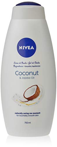 Nivea - Gel de ducha con coco y aceite de jojoba, 1 unidad, 750 ml