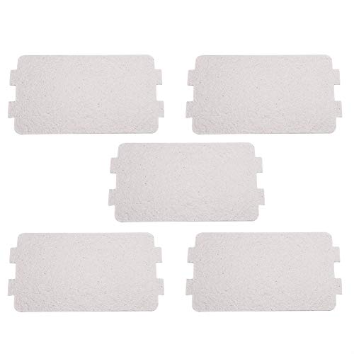 nobrands Horno microondas Mica Plate-5pcs Horno microondas Placa de Mica Piezas de Repuesto para reparación