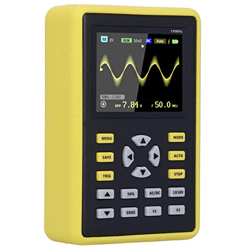 Osciloscopio amarillo digital con pantalla LCD de 2,4 pulgadas para circuito inversor para producción electrónica
