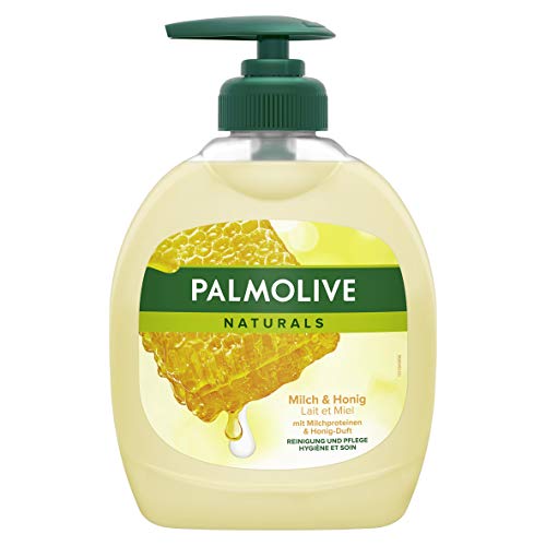 Palmolive - Jabón líquido Leche y Miel, 4 Unidades. (4 x 300 ml)
