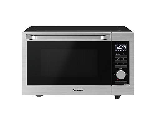 Panasonic NN-C69KSMEPG Horno de microondas combinado ventilado 1000 W en 5 niveles,30 L,cuarzo en 2 niveles,30 programas automáticos,especial programa Junior Menu,diseño inoxidable y negro