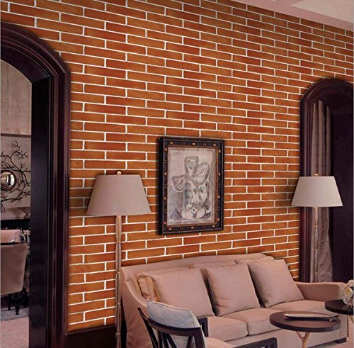 Papel de pared decorativo, Removible, Papel de pared adhesivo, Pegatina de pared de ladrillo, Estilo retro, Rollo de papel mural, Apto para decoraciones de vivienda alquilada Papel de pared decorativo, Removible, Papel de pared adhesivo, Pegatina de pared de ladrillo, Estilo retro, Rollo de papel mural, Apto para decoraciones de vivienda alquilada