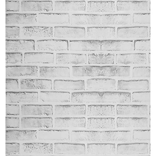 Papel Pintado Blanco Rústico con Efecto de Ladrillo Gris Papel Pintado Rústico Autoadhesivo Papel de Contacto Rollo Papel Pintado con Cáscara y Palo Papel Pintado con Salpicaduras Traseras 44*1000cm Papel Pintado Blanco Rústico con Efecto de Ladrillo Gris Papel Pintado Rústico Autoadhesivo Papel de Contacto Rollo Papel Pintado con Cáscara y Palo Papel Pintado con Salpicaduras Traseras 44*1000cm