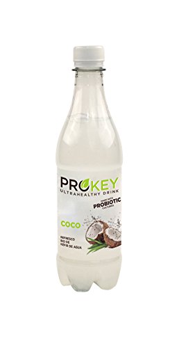 Prokey Kéfir De Agua Probiótico Bio, Coco, 500 ml - Caja de 16 Botellas (Total: 8 l)
