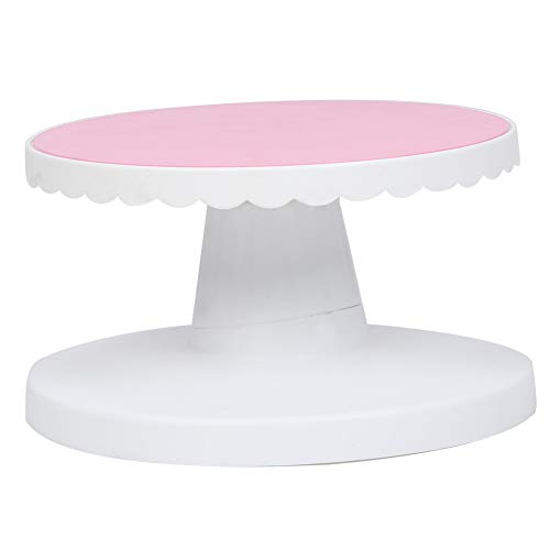 Rehomy Soporte giratorio de 360 grados para tortas con base antideslizante antideslizante para decoración de tartas, mesa de bricolaje y exposición, herramienta para hornear