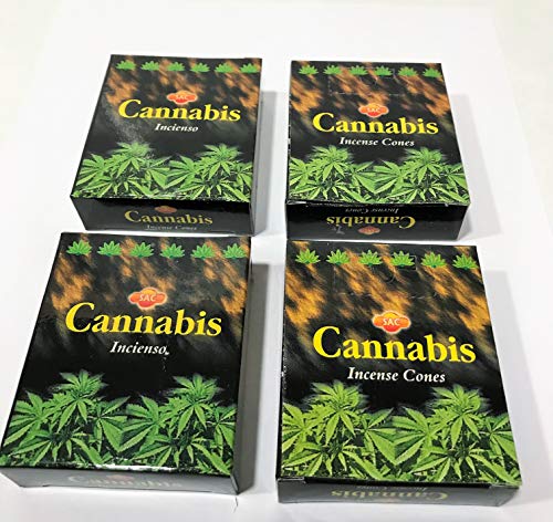 SAC Incienso Cannabis - 4 Cajas x 10 Conos -