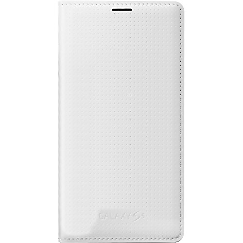 Samsung BT-EFWG900BH - Funda tipo flip con soporte de tarjeta para Samsung Galaxy S5 G900F, color blanco Samsung BT-EFWG900BH - Funda tipo flip con soporte de tarjeta para Samsung Galaxy S5 G900F, color blanco