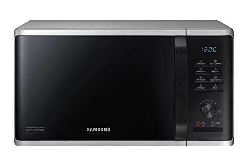 Samsung MW3500 Encimera - Microondas (Encimera, 23 L, 800 W, Botones, Giratorio, Negro, Acero inoxidable)