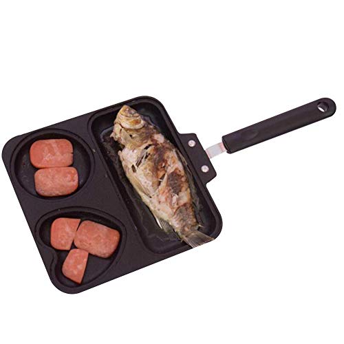 Sartén de aluminio Sartén de 3 intervalos Sartén de hierro fundido pre-sazonado Sartén cuadrada para parrilla Freidora sin grasa, Apta para estufas de gas, Estufas eléctricas de cerámica, Hornos eléc Sartén de aluminio Sartén de 3 intervalos Sartén de hierro fundido pre-sazonado Sartén cuadrada para parrilla Freidora sin grasa, Apta para estufas de gas, Estufas eléctricas de cerámica, Hornos eléc