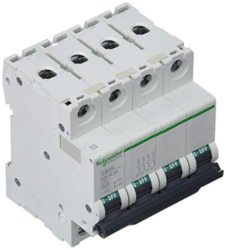 Schneider elec pbt - dit 10 14 - Interruptor automático control potencia c60n icp-m 4 polos 5a