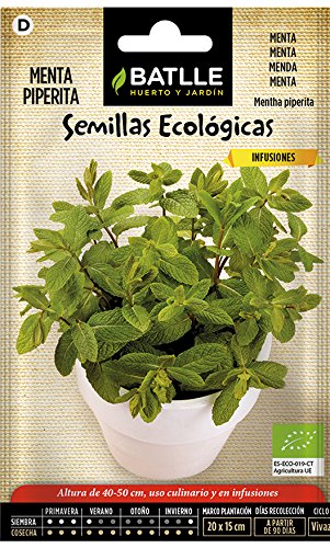 Semillas Ecológicas Aromáticas - Menta Piperita - ECO - Batlle