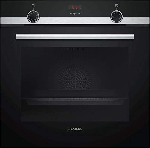 Siemens HB514AER0 Horno Encastre, 71 litros, Negro, Acero inoxidable