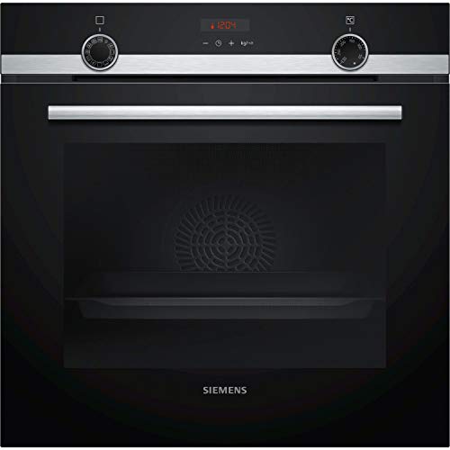 Siemens HB574AER0 iQ300 - Horno multifunción, 60 cm, 3600 W, 10 programas automáticos, Bloqueo de seguridad, Color negro y acero inoxidable