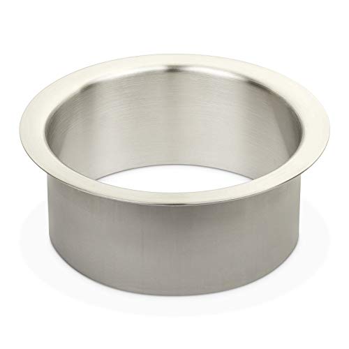 SO-TECH® Anillo de Entrada Acero Fino Cepillado Ø 180 mm Altura 70 mm para Instalación en Lavabos o Encimeras SO-TECH® Anillo de Entrada Acero Fino Cepillado Ø 180 mm Altura 70 mm para Instalación en Lavabos o Encimeras
