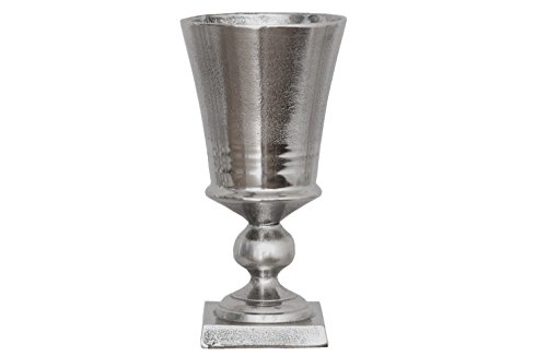 Sukima Decor Copa, Metal, Plateado, 27 cm
