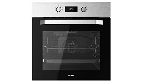 Teka HCB 6535 Horno Multifunción de 60 cm con HydrocleanECO | Sistema de Limpieza Hydroclean automático | 59.5 x 59.5 x 53.7+22 | Eficiencia Energética A+, Acero Inoxidable, Normal