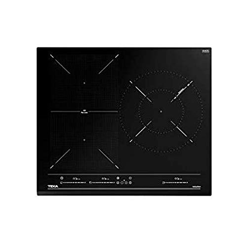 Teka | Placa de inducción Flex de 60cm con 4 zonas con funciones directas | 5 x 60 x 51 | Negro | IZF 65320 BK MSP Teka | Placa de inducción Flex de 60cm con 4 zonas con funciones directas | 5 x 60 x 51 | Negro | IZF 65320 BK MSP