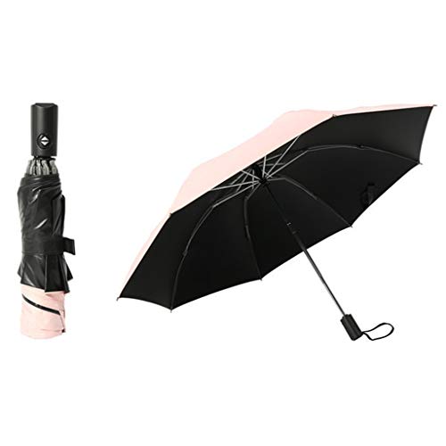 Umbrella Paraguas Reversible y automático Reverse a Prueba de Viento Impermeabilizante Tela de Impacto 8 Pintura Fibra de Vidrio laqueada costillas105cm Gran Superficie de Paraguas Opcional opcion
