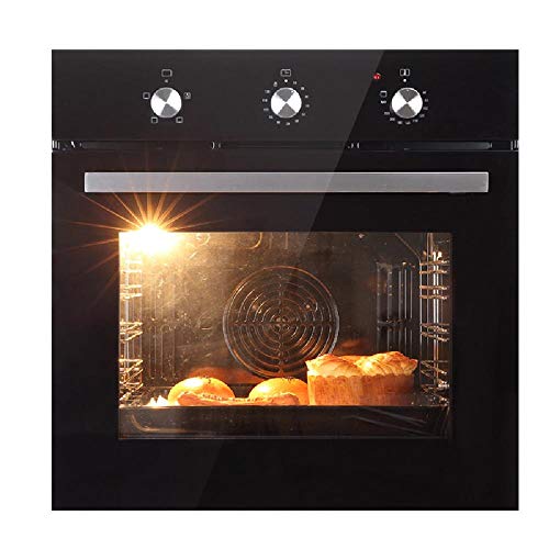 Vapor de convección horno empotrado en utensilios de cocina hogar horno eléctrico 56L de gran capacidad 2270W, la perilla de control 3 de bicarbonato de modos/temporización libre de 10-120 minutos