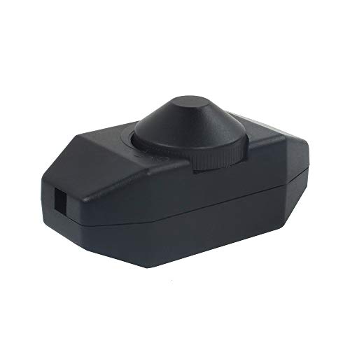 VIPMOON Interruptor y Dimmer Regulador de Intensidad/Atenuación de Luz LED, 220-240V, con Perilla, Regulable entre 3-100 Vatios con Ajuste Continuo, para Luces LED y Bombillas Regulables, CE, Negro VIPMOON Interruptor y Dimmer Regulador de Intensidad/Atenuación de Luz LED, 220-240V, con Perilla, Regulable entre 3-100 Vatios con Ajuste Continuo, para Luces LED y Bombillas Regulables, CE, Negro