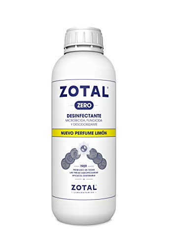 Zotal Zero 70100140 Desinfectante Microbicida, Limón - 1000 ml Zotal Zero 70100140 Desinfectante Microbicida, Limón - 1000 ml