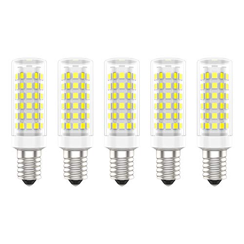 5X E14 Bombillas LED 9W Bombillas Lámpara LED 76 SMD 2835 LEDs Blanco Frío 6000K LED Lamps 700LM Equivalente a Halógenas 70W AC220V-240V