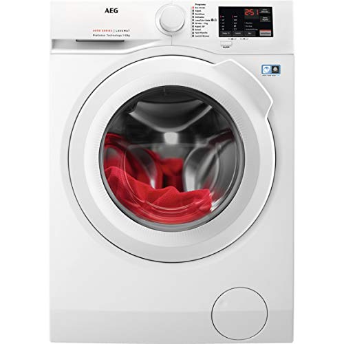 AEG L6FBI147P Lavadora de Libre Instalación, Carga Frontal, 10 Kg / 1400 rpm, Serie 6000, Motor Inverter, Inicio Diferido, Panel de control Blanco, Blanco, Clase C AEG L6FBI147P Lavadora de Libre Instalación, Carga Frontal, 10 Kg / 1400 rpm, Serie 6000, Motor Inverter, Inicio Diferido, Panel de control Blanco, Blanco, Clase C