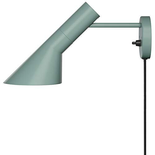 AJ Wall Lamp, Louis Poulsen, Lámpara de Pared Diseñada por Arne Jacobsen (Petróleo Pálido)