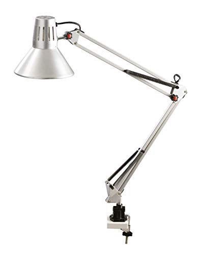 Alco 9037 – 28 – Lámpara de trabajo, aprox. 38 cm, Plata