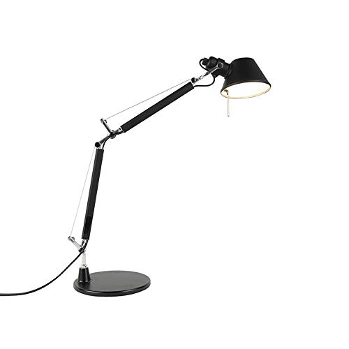 Artemide Diseño Lámpara de mesa ARTEMIDE Tolomeo Tavolo Micro negra Aluminio Otros Adecuado para LED Max. 1 x Watt