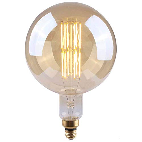 Bombilla LED Globo Gigante E27 8W Equi.40W 500lm Regulable 2100K Gold 25000H 7hSevenOn Vintage Bombilla LED Globo Gigante E27 8W Equi.40W 500lm Regulable 2100K Gold 25000H 7hSevenOn Vintage