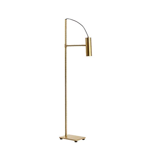 Casa, la novedad de suelo Light- Lámpara de pie, de fondo creativo pantalla del hierro de ángulo ajustable Led 5W luz caliente de la sala de estar Sofá Estudio Lámpara de pie, de bronce, H129Cm Ilumin Casa, la novedad de suelo Light- Lámpara de pie, de fondo creativo pantalla del hierro de ángulo ajustable Led 5W luz caliente de la sala de estar Sofá Estudio Lámpara de pie, de bronce, H129Cm Ilumin