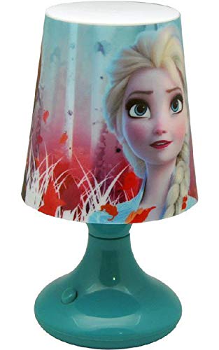 Disney Frozen Escritorio 2 Lámparas ambientadoras Anillos de Bombilla Decoración del hogar Unisex Adulto, Multicolor (Multicolor), única