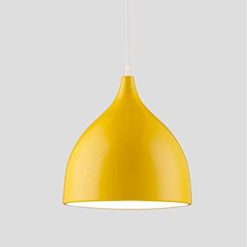 E27 Industrial colgante Lámpara colgante, Las luces del techo, Iluminación interior, Retro lámpara de techo,Iluminación colgante,Lámpara Colgante de Techo,Colgante de metal (Amarillo) E27 Industrial colgante Lámpara colgante, Las luces del techo, Iluminación interior, Retro lámpara de techo,Iluminación colgante,Lámpara Colgante de Techo,Colgante de metal (Amarillo)