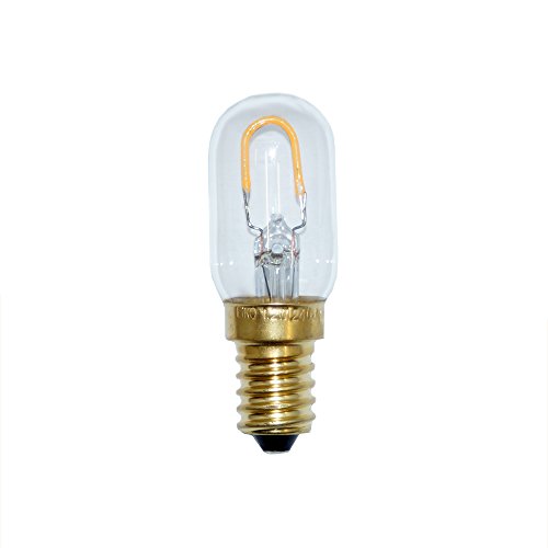 Filament nevera lámpara tubo LED 1 W blanco cálido 2700 K T22=15 W E14 Filament nevera lámpara tubo LED 1 W blanco cálido 2700 K T22=15 W E14