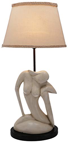 Guru-Shop Lámpara de Mesa Kokopelli - Magdalena, 65x25x15 cm, Lámparas de Mesa Coloridas y Exóticas