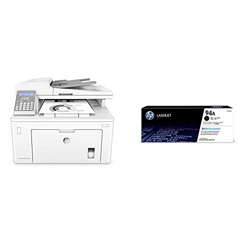 HP M148fdw Laserjet Pro - Impresora Multifunción (Laser, Wi-Fi, 28 ppm 1200 x 1200, dpi, Mono Printing, 260 Hojas, A4) + Toner Negro 94A Laserjet, 1200 Hojas