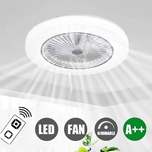 H.W.S Ventilador De Techo Modernas Con Iluminación Creativa Y Luz La Lámpara Ventiladores Regulable Invisibles A Distancia Silencioso Para Habitación Los Niños,Blanco H.W.S Ventilador De Techo Modernas Con Iluminación Creativa Y Luz La Lámpara Ventiladores Regulable Invisibles A Distancia Silencioso Para Habitación Los Niños,Blanco