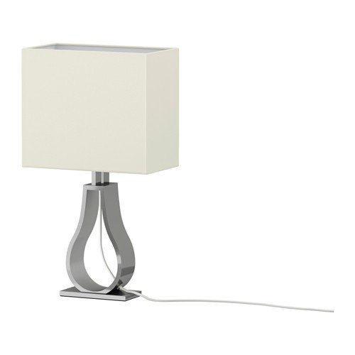 IKEA KLABB - Lámpara de mesa, color blanco