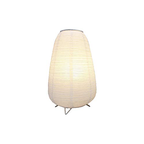 J.SUNUN - Lámpara de mesa de noche de estilo japonés, pequeña lámpara de mesa, lámpara de alimentación caliente, lámpara creativa, lámpara de papel de arroz, luz ambiente suave