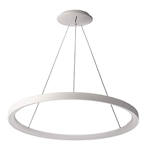 Lámpara circular colgante LED 60 W círculo suspensión luz mesa 3000 K 230 V