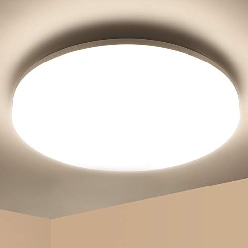 Lámpara de Techo LED 36W Ketom Blanco Neutro 4500K Plafón de Techo Redonda Equivalente a la lámpara de 120W, Ultra Delgado IP44 Moderna Downlight Para Dormitorio Baño Küche Cocina Pasillo Comedor