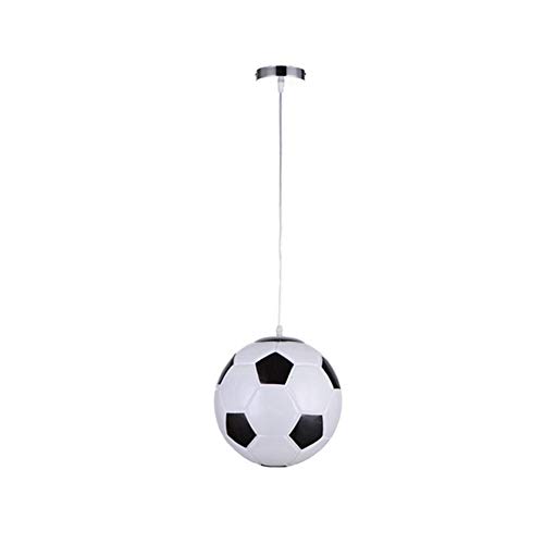 Lámpara Infantil de Techo Dormitorio, Plafón LED Techo Moderno Estilo de Fútbol, Lámparas de Techo Colgantes Iluminación Interior para Dormitorio Salón, Diseñada para los fans de fútbol, E27, 220V