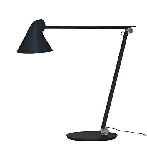 Lámpara NJP Table con Base, Louis Poulsen, Lámpara de Sobremesa Diseñada por nendo - Oki Sato (Negro) Lámpara NJP Table con Base, Louis Poulsen, Lámpara de Sobremesa Diseñada por nendo - Oki Sato (Negro)