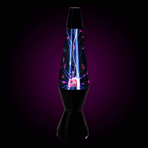 Lámparas de lava retro, lámpara de lava de efecto relámpago, contacto sensorial sensorial de contacto Lava plasma ligero lámpara de cohete