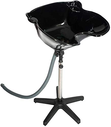 Lavacabezas Portátil para Peluquería con Ángulo y Altura Regulable, Lavabo Portátil… (Negro) Lavacabezas Portátil para Peluquería con Ángulo y Altura Regulable, Lavabo Portátil… (Negro)