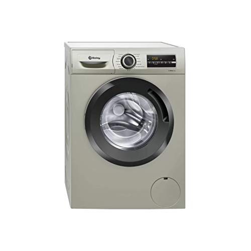 Lavadora carga frontal Balay 3TS983XE, Inox, 8 kg, 1200 rpm, A+++